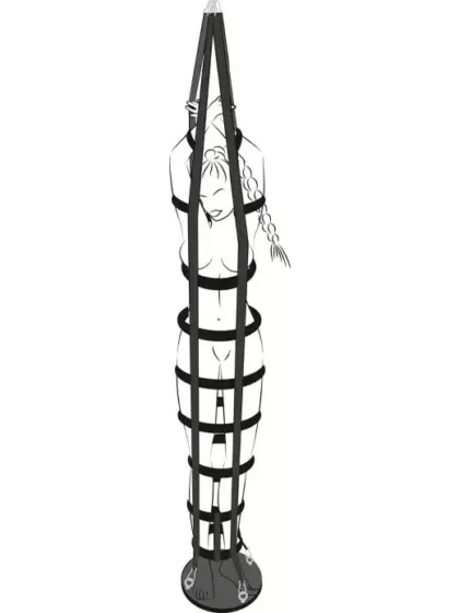 Bad Kitty - Hanging strap cage - Hengende bondagebur
