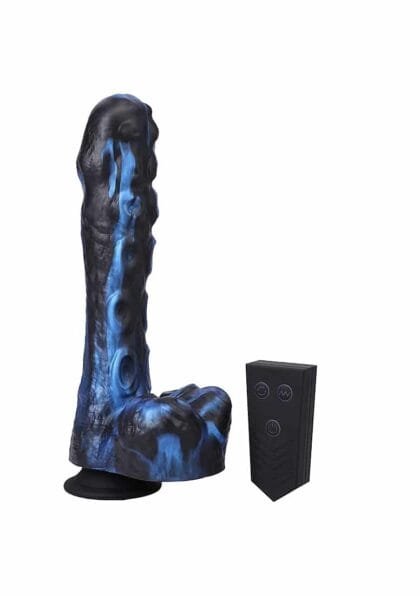 Tendril Thruster - Mini Fuck Machine - Thrusting dildo - Blå/sort Tentakkel