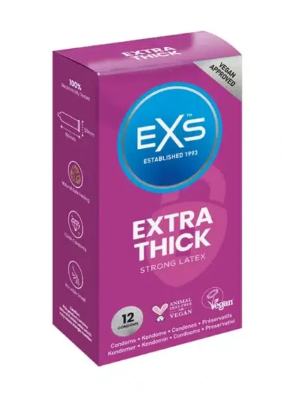 EXS - Tykke Kondomer - 12 stk