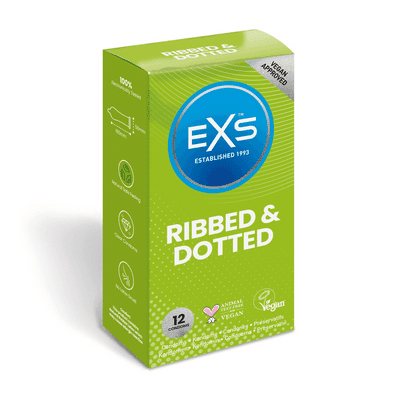 EXS - Kondom med Riller og nupper - 12 stk