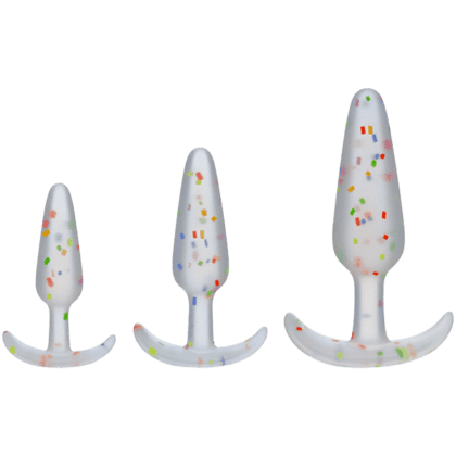Doc Johnson - Pride Confetti - Anal Trainer - Buttplug sett