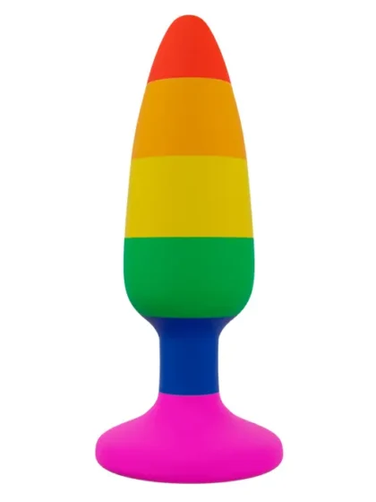 Wooomy - Hiperloo - Regnbue Buttplugg - Large