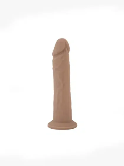 Silexd - Liquid Silikon - Model 2 - 8" Lys hudfarge Myk dildo