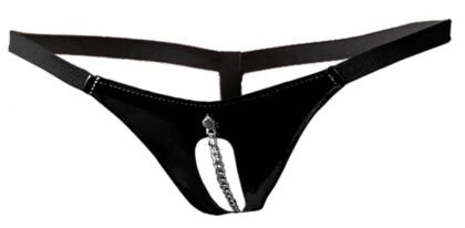 Black Level - Lakkstring med Kjetting