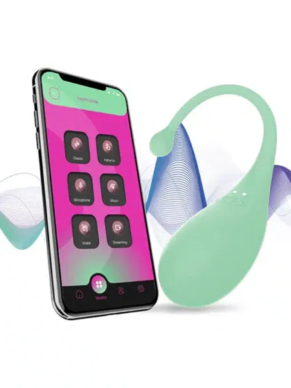Adrien Lastic - Palpitation - Vibrerende Egg med APP - Mint grønn