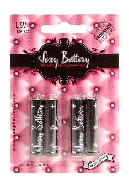 Sexy Battery - Alkaline 4 stk - AAA batterier