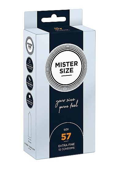 Mister Size – 57mm – 10stk Tynne Kondomer