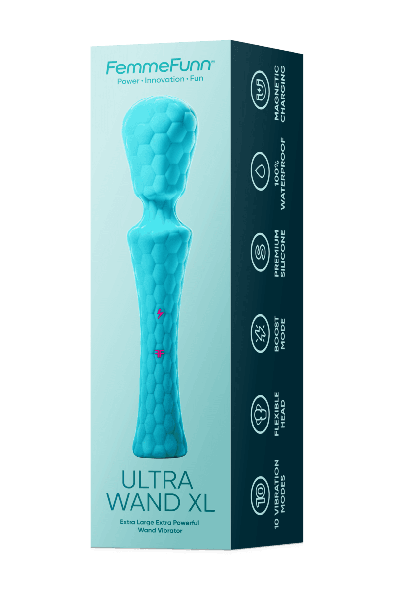 FemmeFunn - Ultra Wand XL - Turkis - Massasjestav - Bilde 4