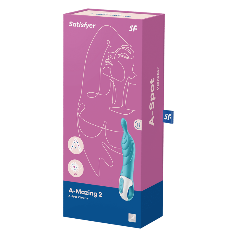 Satisfyer - A-Mazing 2 - A-punkt Vibrator - Turkis