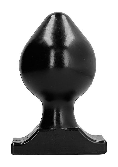 All Black - Dråpeformet Buttplug med solid base