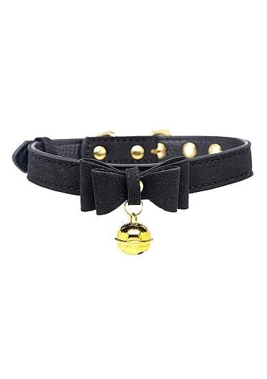 Master Series - Kitty collar med bjelle - svart