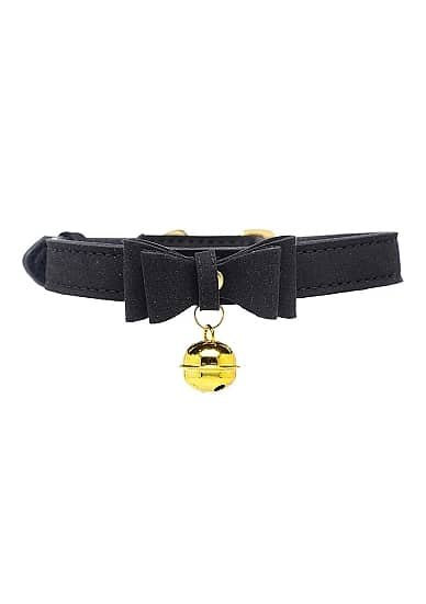 Master Series - Kitty collar med bjelle - svart