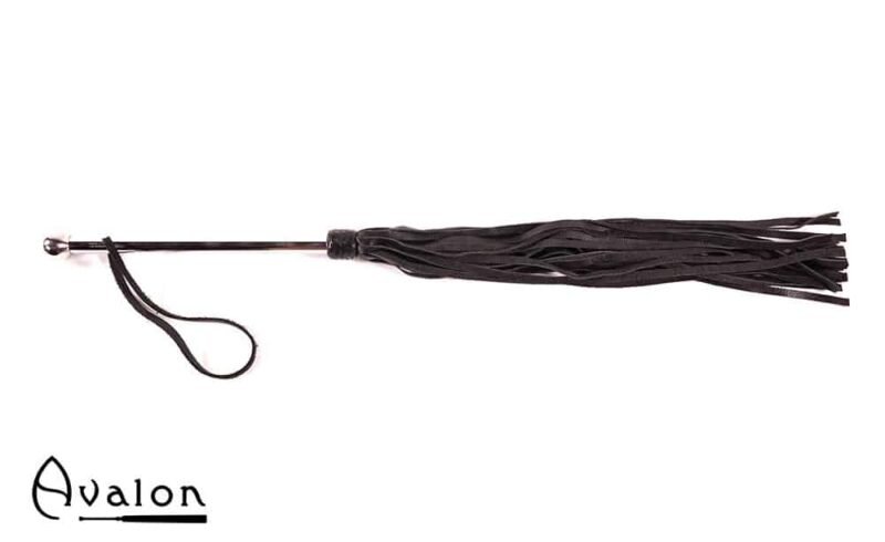 Avalon - SORCERESS - Sort flogger med langt metall håndtak - Bilde 2