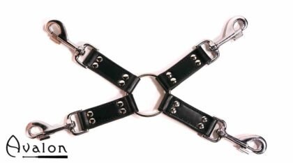 Avalon - RITUAL - Hog-tie-sett med 4 deler - Sort