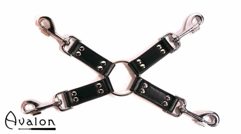 Avalon - RITUAL - Hog-tie-sett med 4 deler - Sort