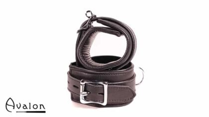Avalon - CAPTURE - Håndcuffs i Lær - Sort
