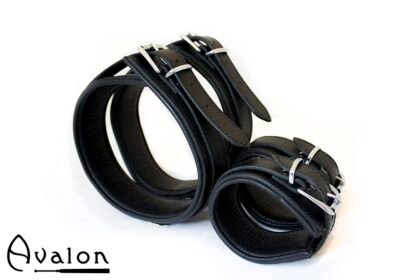 AVALON - BOUND - Lår og Håndcuffs - Sort
