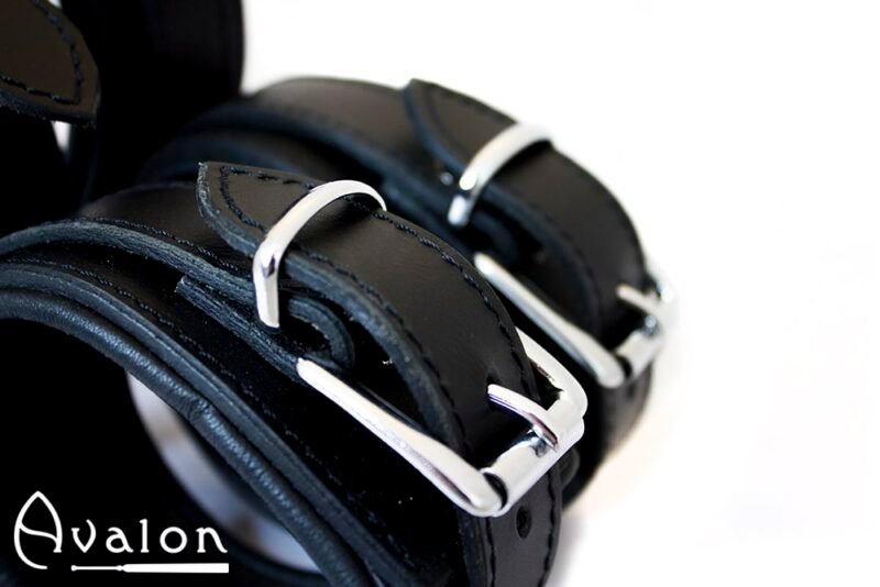 AVALON - BOUND - Lår og Håndcuffs - Sort - Bilde 4