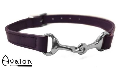 Avalon - Bit - Lilla Collar med sølvfarget bitt