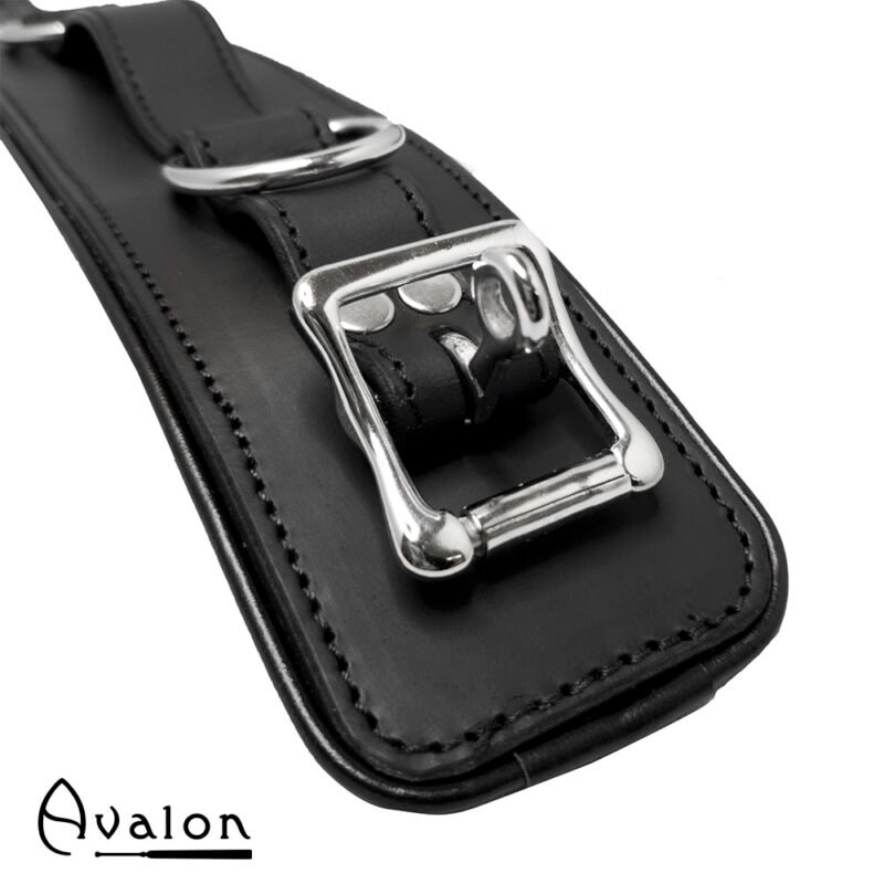 Avalon - ALCHEMY - Polstrede Fotcuffs - Sort