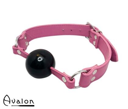 Avalon - QUIET - Rosa Gag med Sort Ball 40 mm
