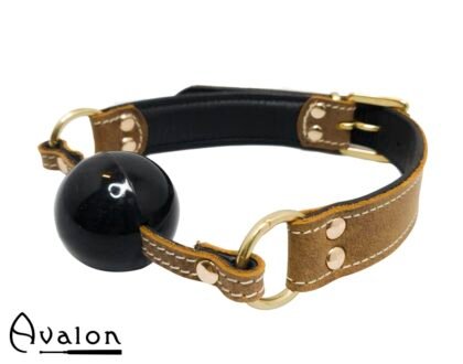 Avalon - Viking - QUIET - Brun Gag med Sort Ball 40 mm