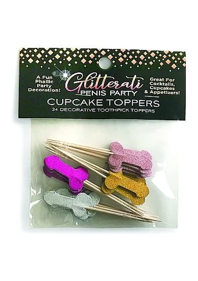 LITTLE GENIE -  Glitterati Penis - Cupcake Set