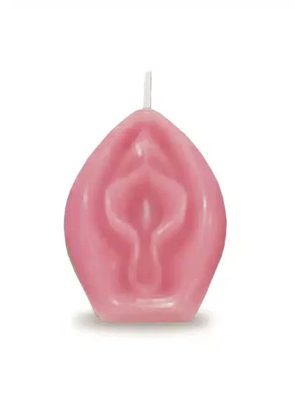 Eden’s Candle - Vaniljeduft lys - Vaginaformet - Rosa