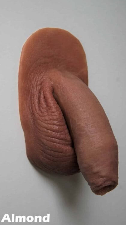 Exoogeen - Realistic Silicone Packer Prosthetic Uncircumcised - E01 - Almond