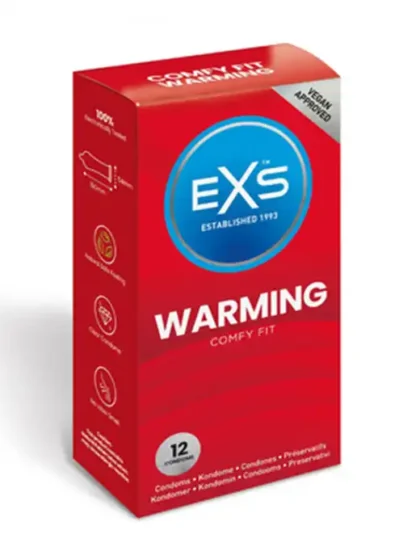 EXS - Kondom med varmende effekt - 12 stk
