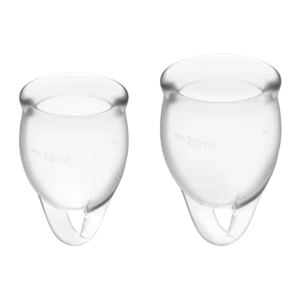 Satisfyer - Feel confident - 2pk Menskopp Transparent