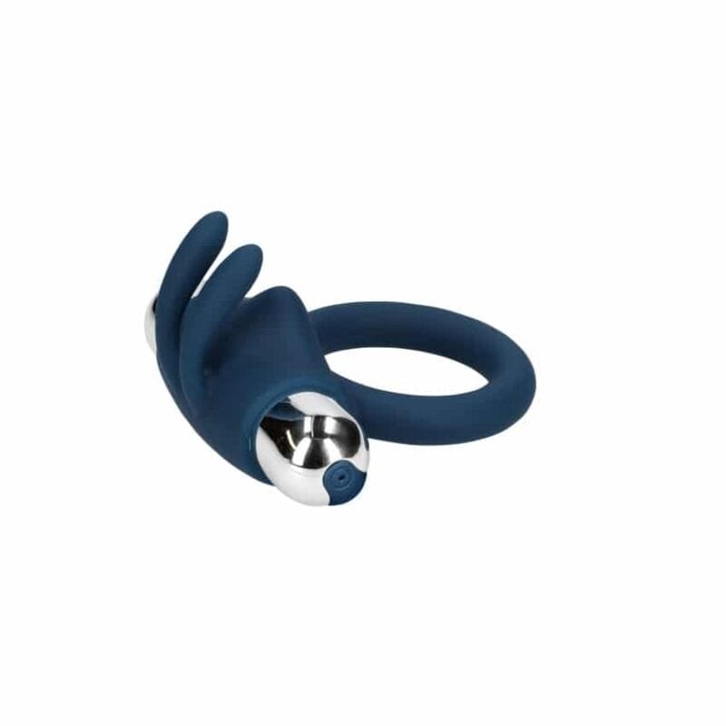 Loveline - Vibrating Rabbit Cock Ring - Blå