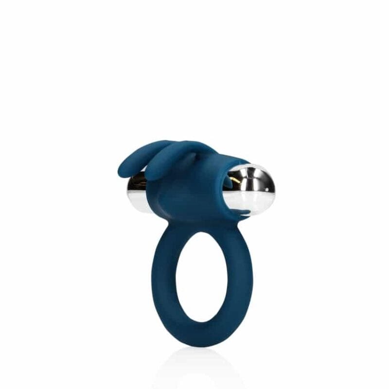 Loveline - Vibrating Rabbit Cock Ring - Blå