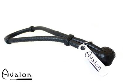 Avalon - CYCLOPS - Svart Loop Pisk i Lær