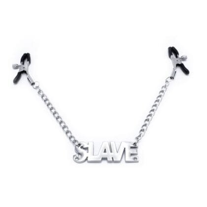 Brystklyper med kjetting  - Slave