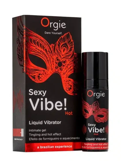 Orgie - Sexy Vibe! - Hot - Flytende Vibrator Rød styrke 8
