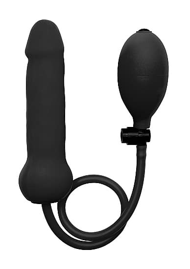 Ouch! - Oppblåsbar dildo Sort