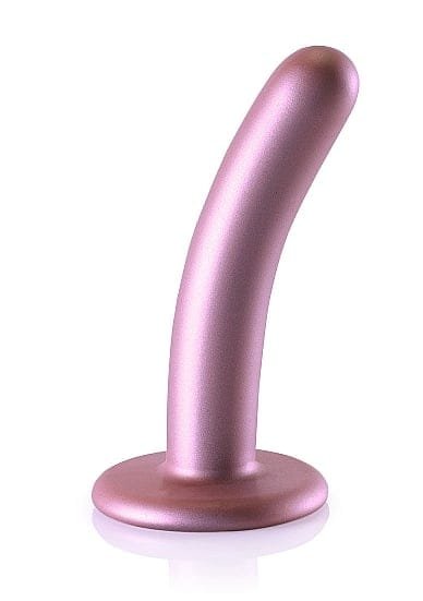 OUCH! - Smooth Silicone - Enkel dildo med sugekopp - Rosa