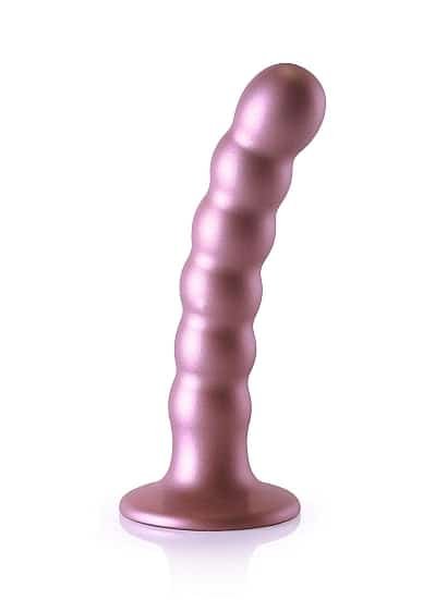 OUCH! - Beaded Silicone - Dildo med sugekopp - 13 cm - Rosa