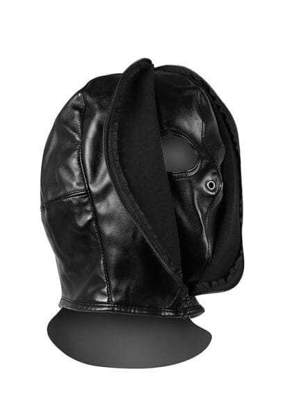 OUCH! - Xtreme - Zip-Up Bondage Maske - Sort