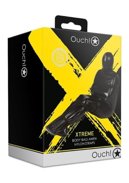 OUCH! - Xtreme - Body Bag Med Nylon Stropper - Sort