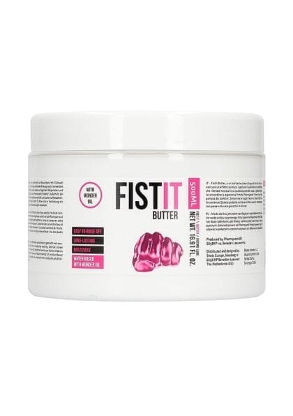 Fist It - Butter  - Vannbasert Glidemiddel med wonder oil - 500 ml