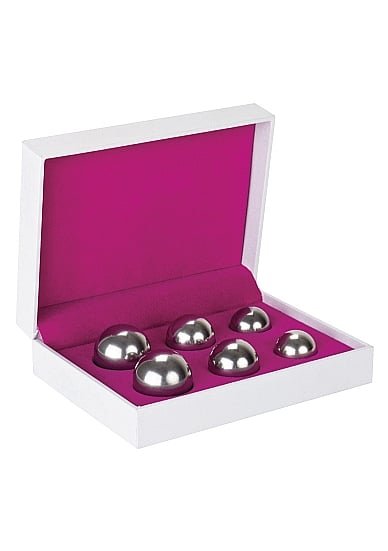 Shots - Ben Wa Balls - Vaginakuler sett sølv