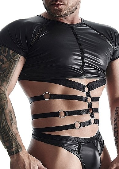 Regnes Fetish Planet - Wetlook Harness Skjorte for Han