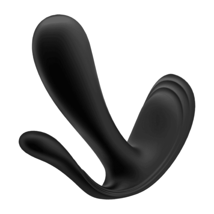 Satisfyer - Top Secret Plus - Trusevibrator med G-punkt og Anal Vibrator og APP - Sort