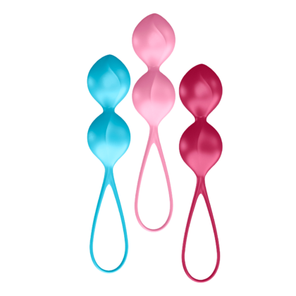 Satisfyer - V Balls - Dobbel Vaginakule - 3stk