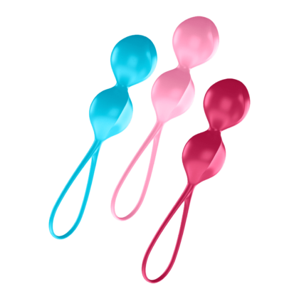 Satisfyer - V Balls - Dobbel Vaginakule - 3stk