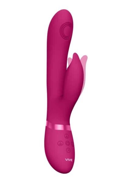 VIVE - Aimi - Rabbitvibrator med Pulserende G-punkt stimulering og Rotasjoner - Rosa