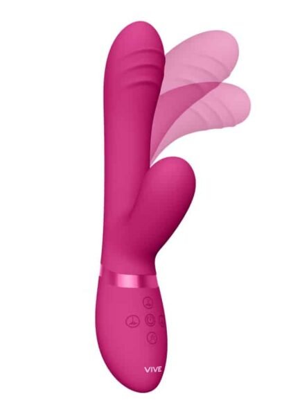 VIVE - Tani - Rabbitvibrator med Pulseringer og Bevegelse - Rosa