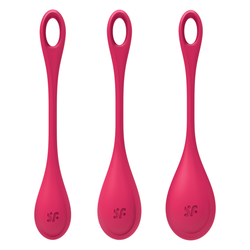 Satisfyer - Yoni Power 1 - Vaginakule Sett - Rød - Bilde 5